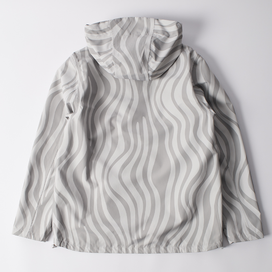 By Parra Rain Flow Rain Jacket - Light Grey