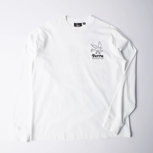 By Parra Chair Pencil LS T-Shirt - White