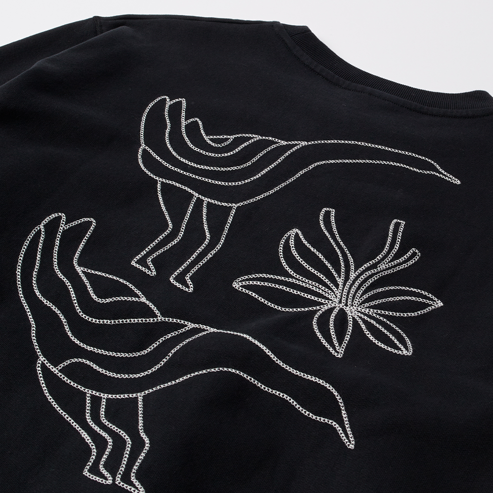 By Parra Duck Attack Crew Sweat - Black
