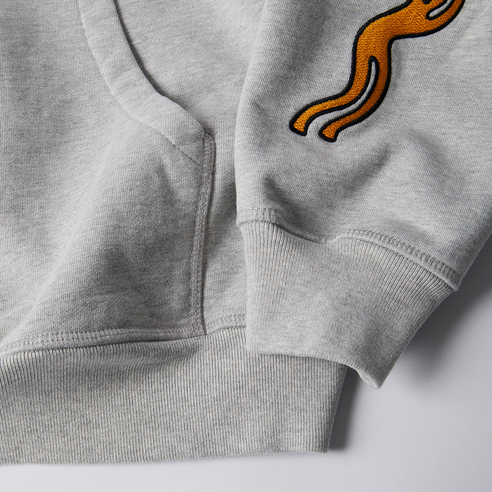 By Parra La Chambre Nuit Hooded Sweat - Heather Grey