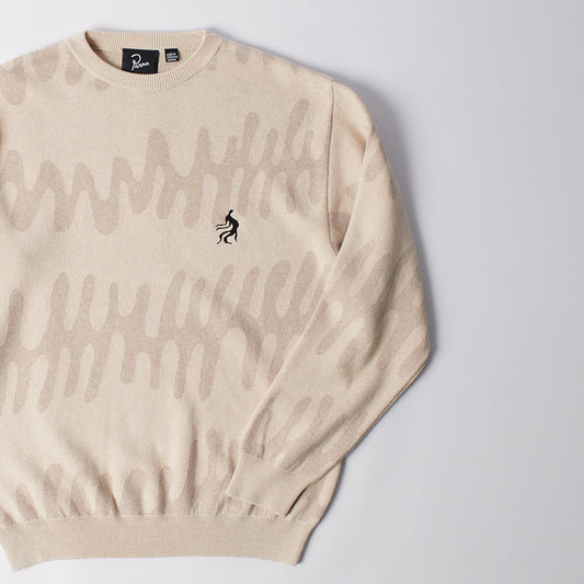 By Parra Static Stalker Knitted Pullover - Sand