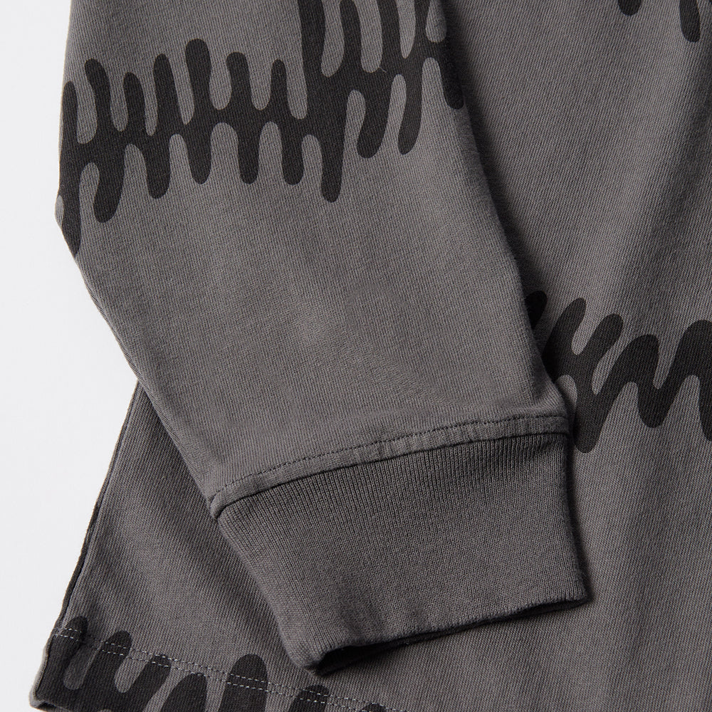 By Parra Stitched Skull LS T-Shirt - Washed Brown