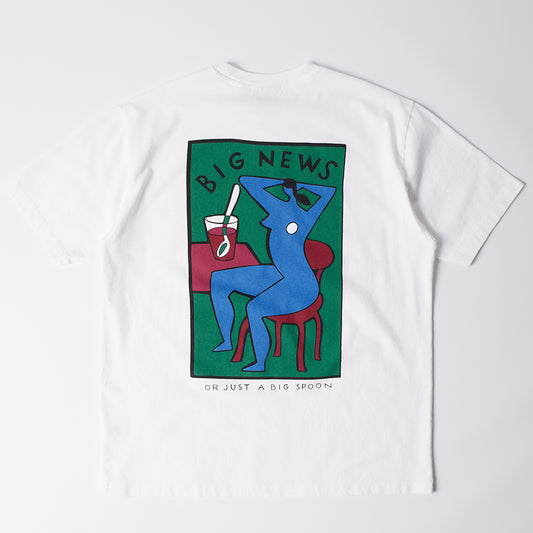 By Parra Big News T-Shirt - White