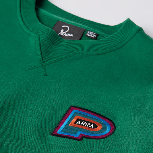 By Parra Repeat Pea Crew Sweat - Green