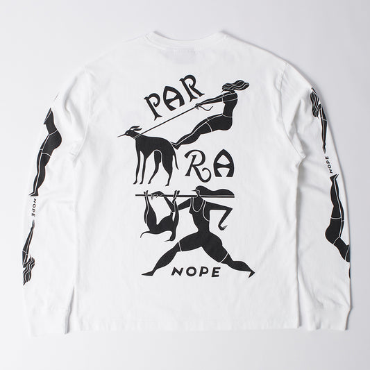 By Parra Dog Training LS T-Shirt - White