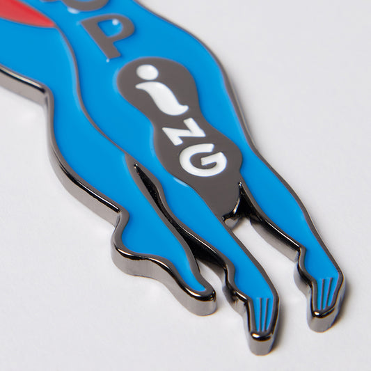 By Parra Sleeping Key Chain - Blue
