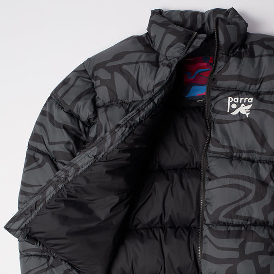 By Parra Broken Ftp Puffer Jacket - Black