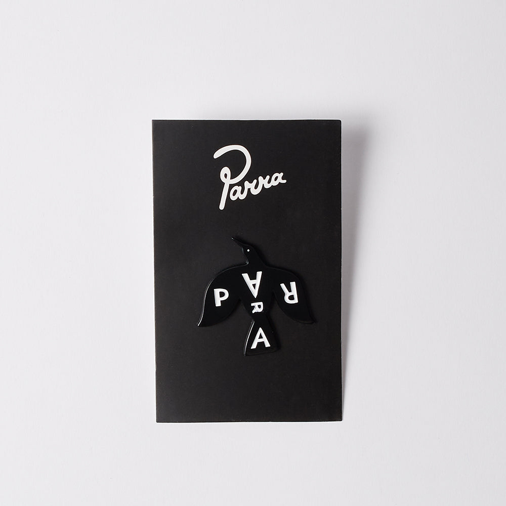 By Parra Crow Enamel Pin - Black