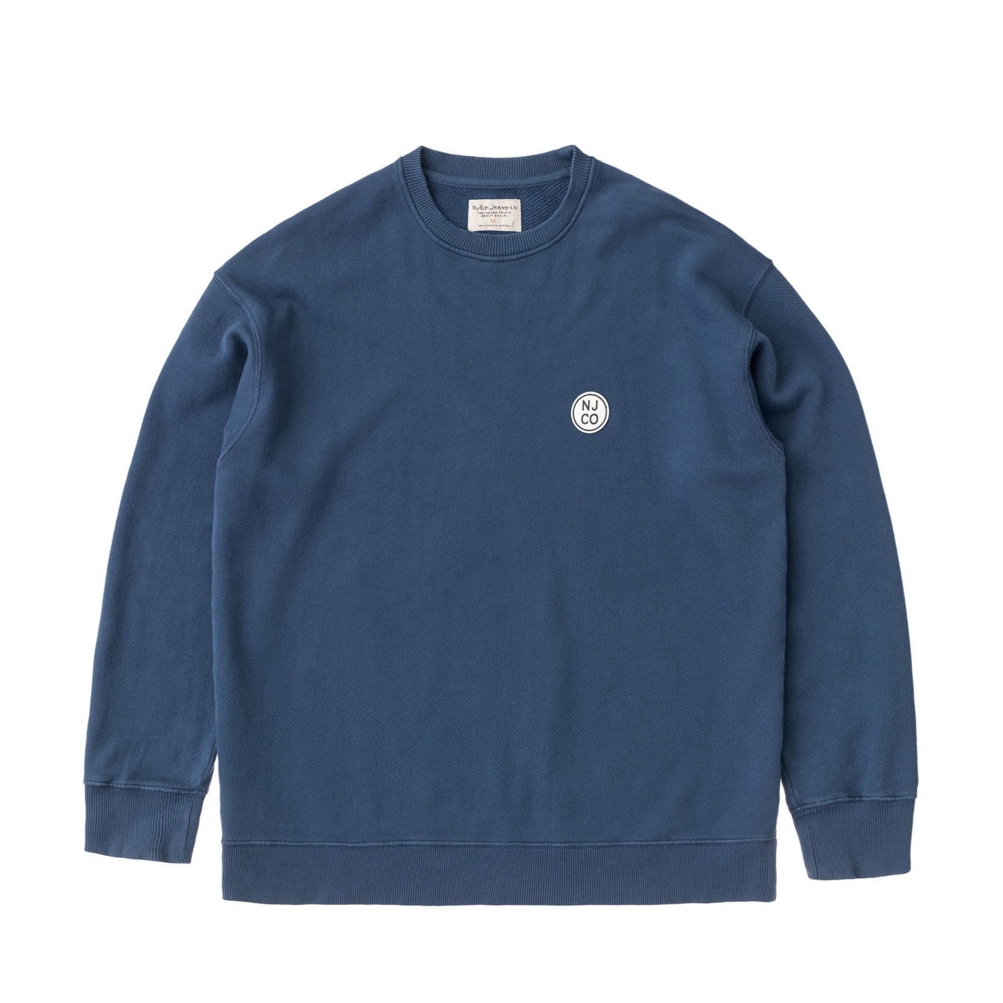 Nudie Jeans Co. Lukas NJCO Circle Sweatshirt - Indigo Blue