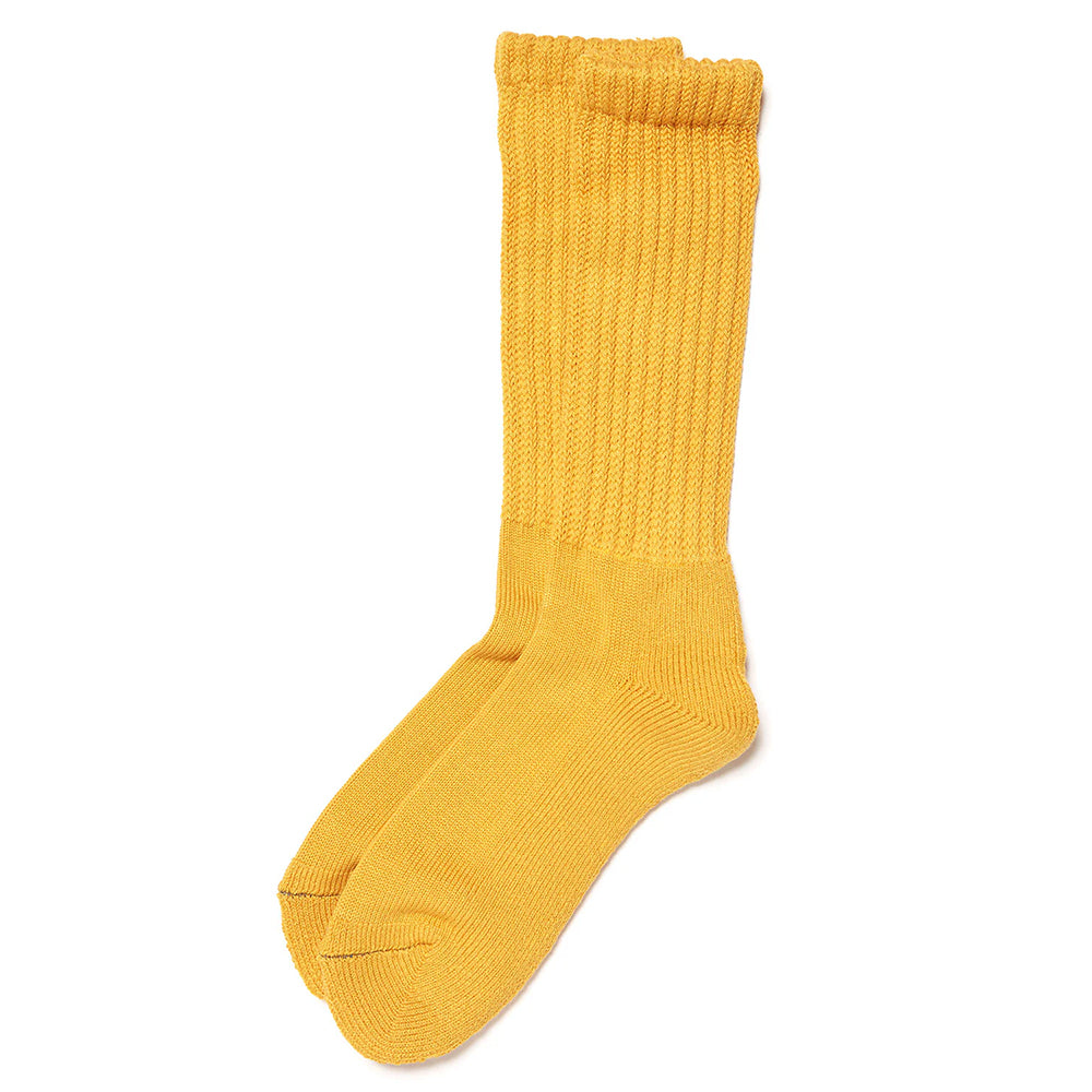 Rototo Loose Pile Socks - Yellow