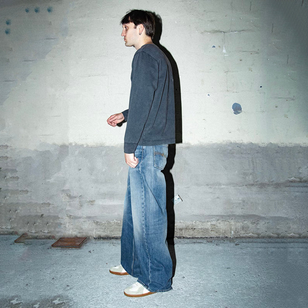 Nudie Jeans Loud Larry Jean - Gravel Stone