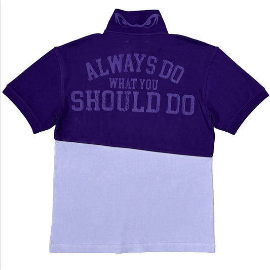 ADWYSD Two Tone Polo - Violet Lilac