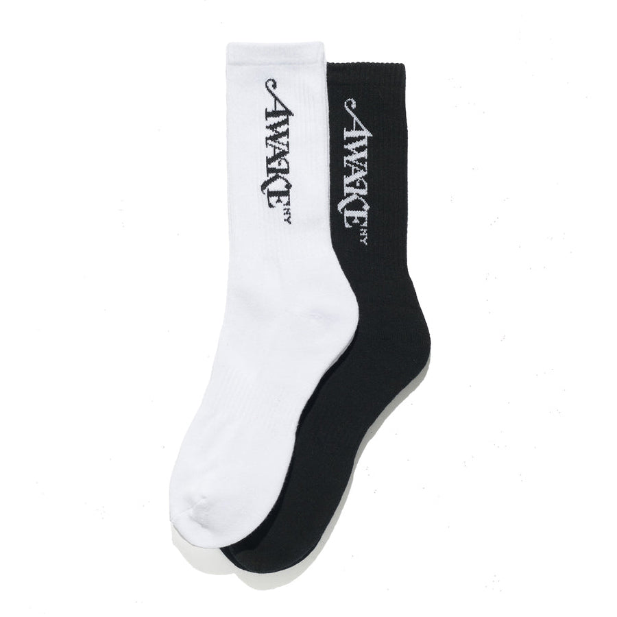 Awake NY Logo Socks - Black
