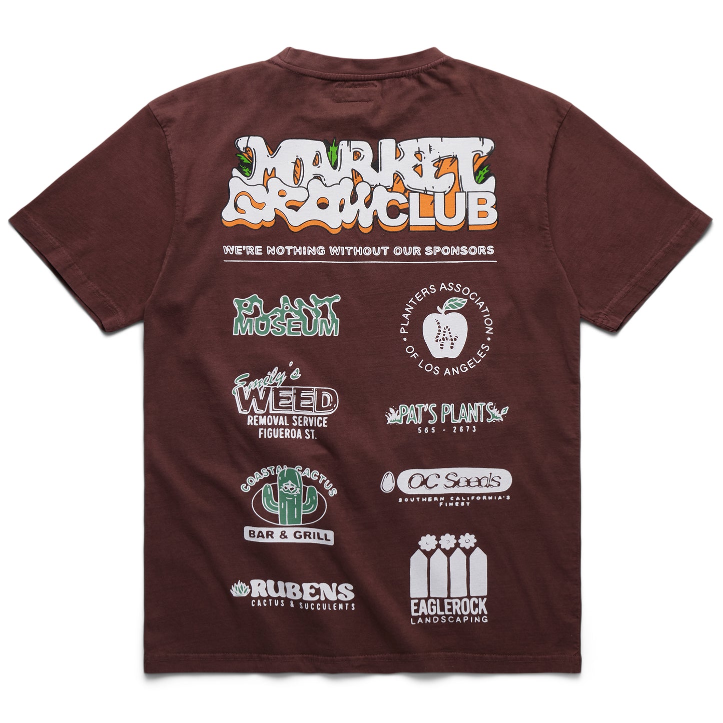 MARKET Growclub T-Shirt - Acorn