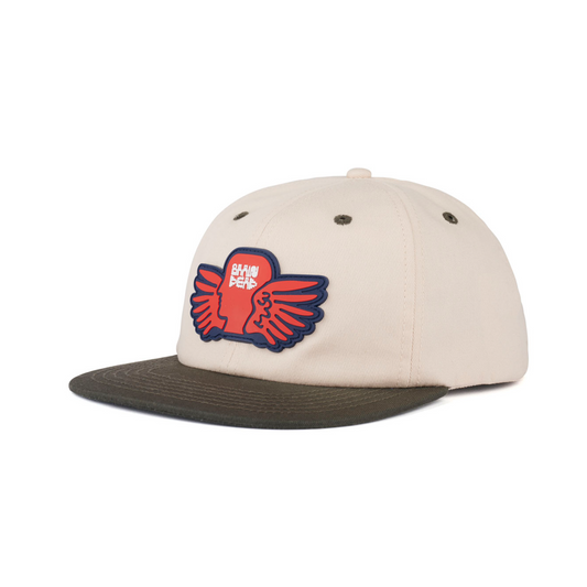 Brain Dead Afterlife 6 Panel Cap - Cream