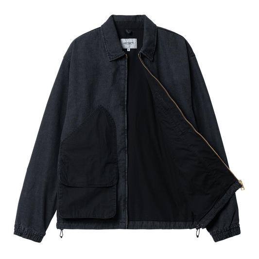 Carhartt WIP Alma Jacket - Black Stonewashed