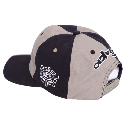 Always Do What You Should Do Mixed 6 Panel Hat - Grey Black