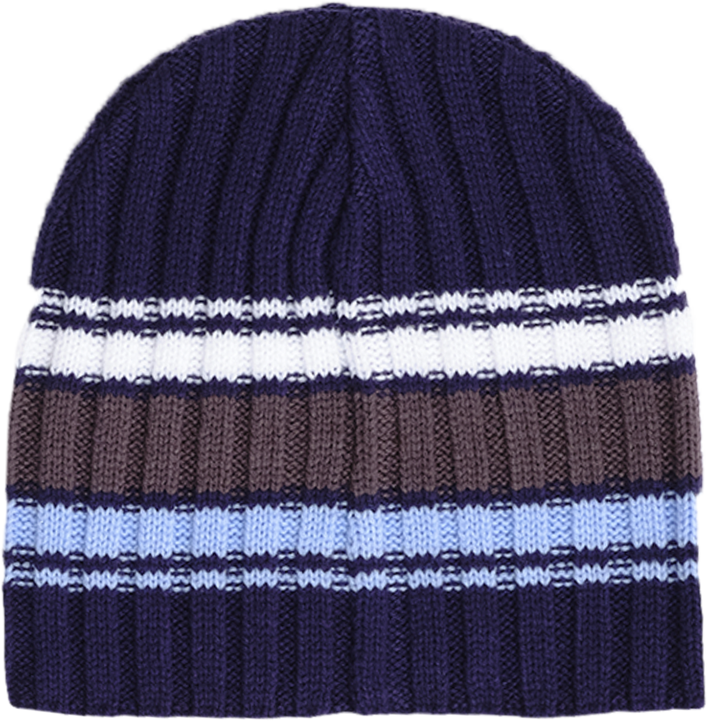 Always Do What You Should Do Cable Knit Clyde Beanie - Black Grey