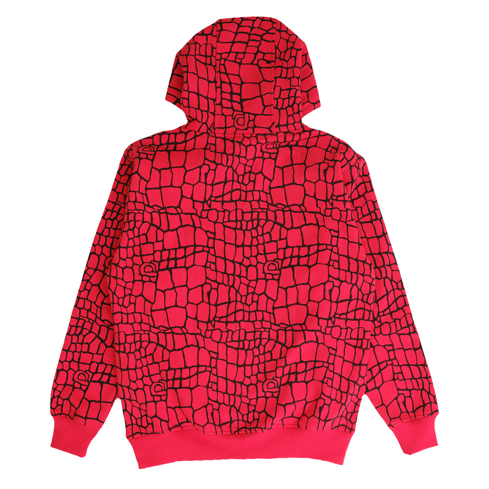 Always Do What You Should Do Croc Print Hoodie