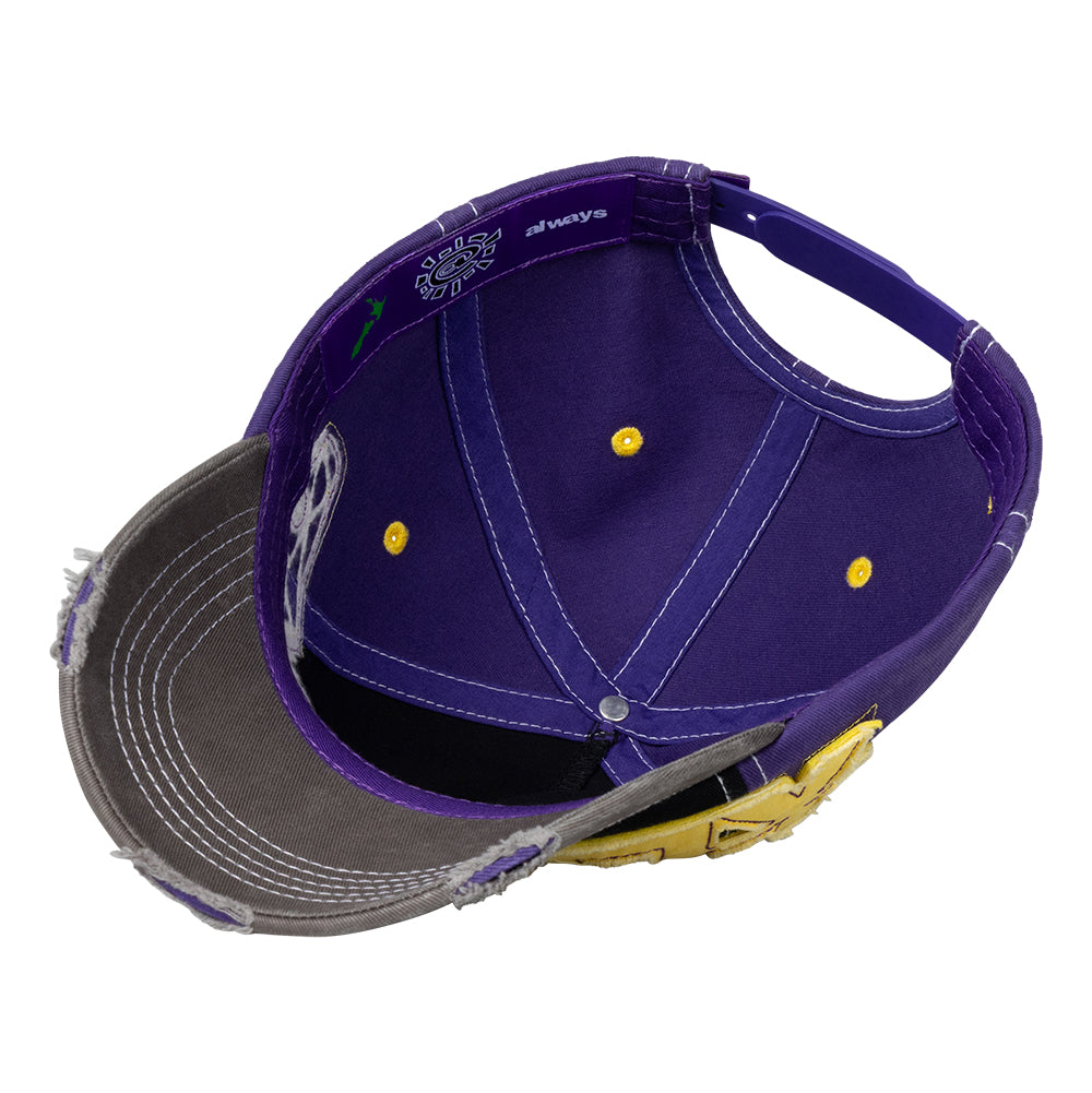 ADWYSD 5P Human Logo Cap - Purple Black Yellow