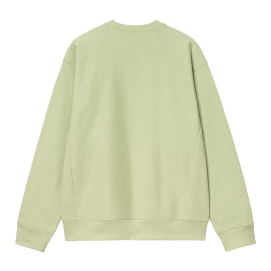 Carhartt WIP American Script Sweatshirt - Pale Olive
