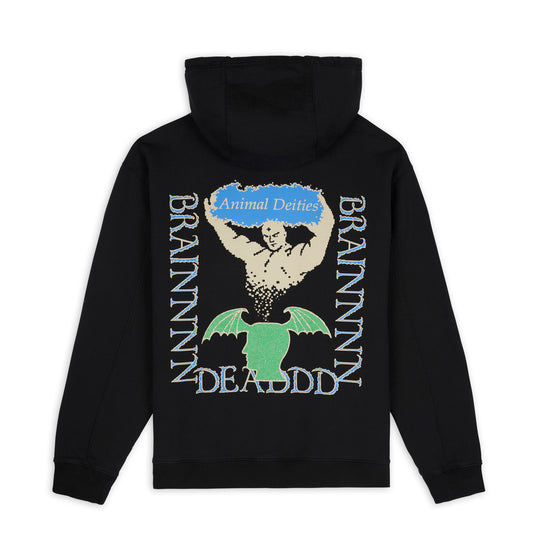 Brain Dead Animal Dieties Hoodies - Black