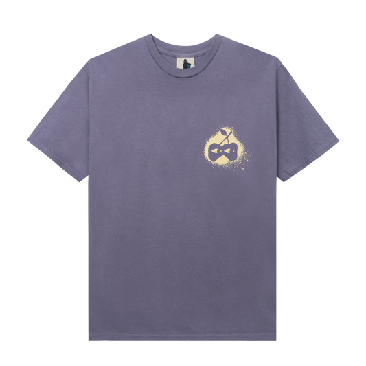 Real Bad Man Red Bad Apples T-Shirt - Purple