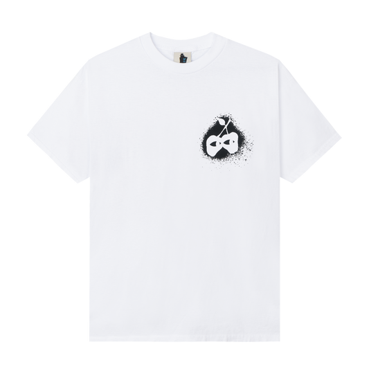 Real Bad Man Red Bad Apples T-Shirt - White