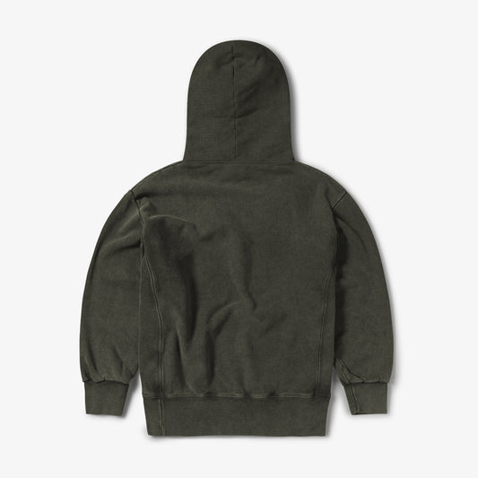 Aries Arise Premium Aged Temple Hoodie - Olive