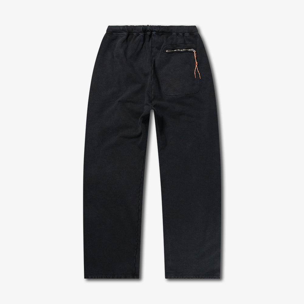 Aries Arise Prem. Faded Temple Straight Sweatpant - Black
