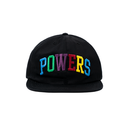 Powers Arch Logo 6 Panel Cap - Black Multi