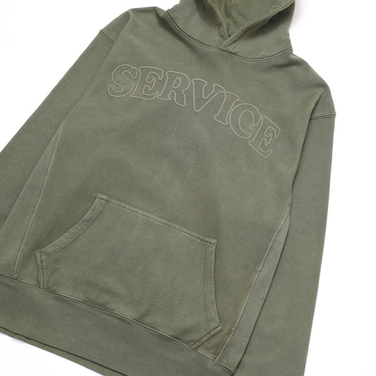 Service Works Arch Logo Hoodie - Olive