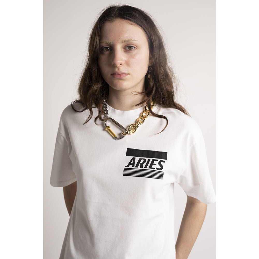 Aries Arise Credit Card T-Shirt - White