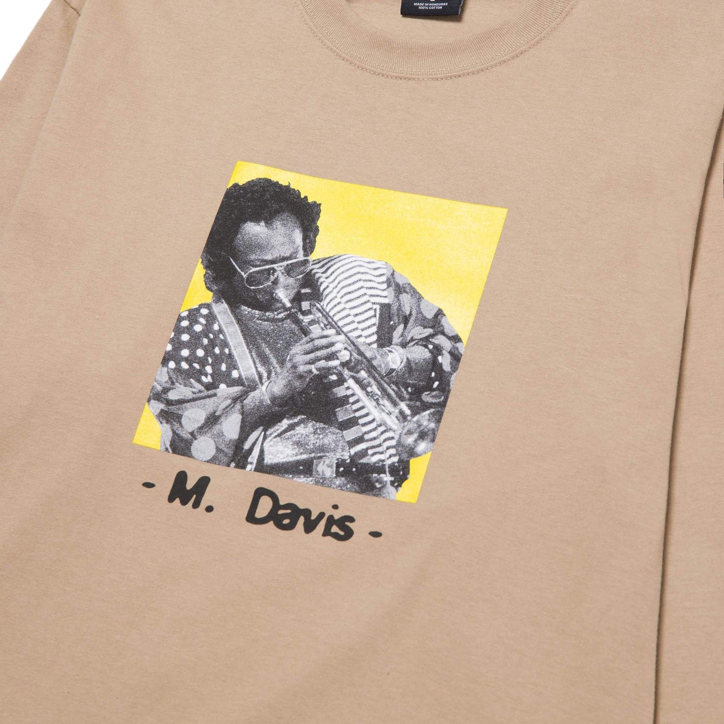 HUF X Miles Davis At Fillmore LS T-Shirt - Sand