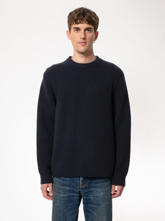 Nudie Jeans Co. August Rib Wool Knit