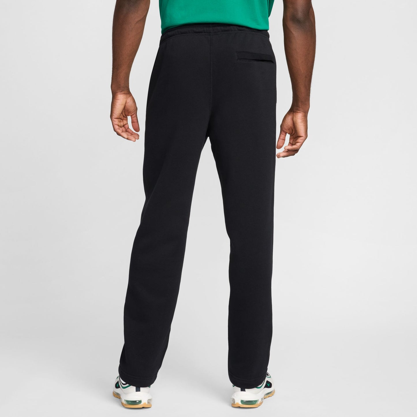 Nike Club Open Hem Sweat Pant - Black