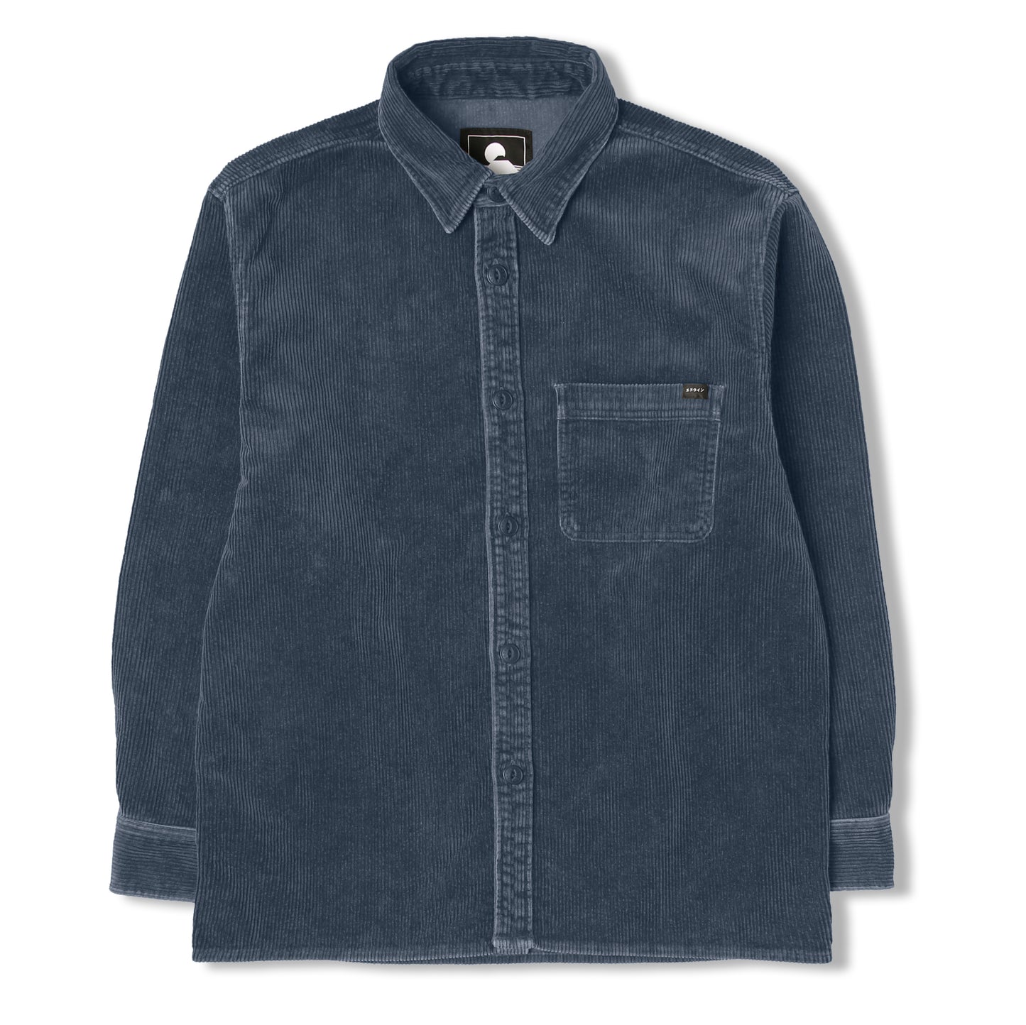 Edwin Ander 8 Ribs Cord Shirt - Bering Sea