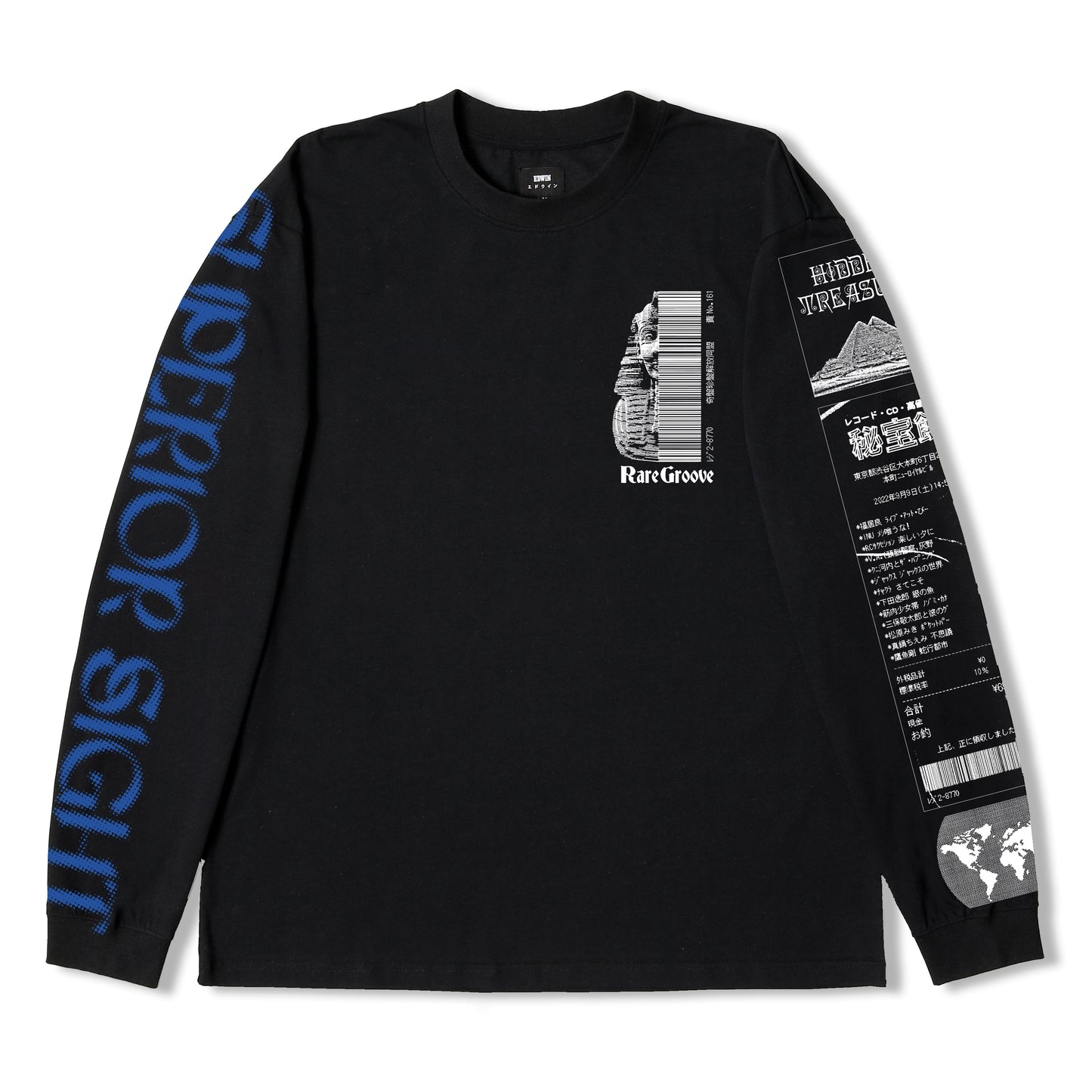 Edwin Hidden Treasures LS T-Shirt - Black