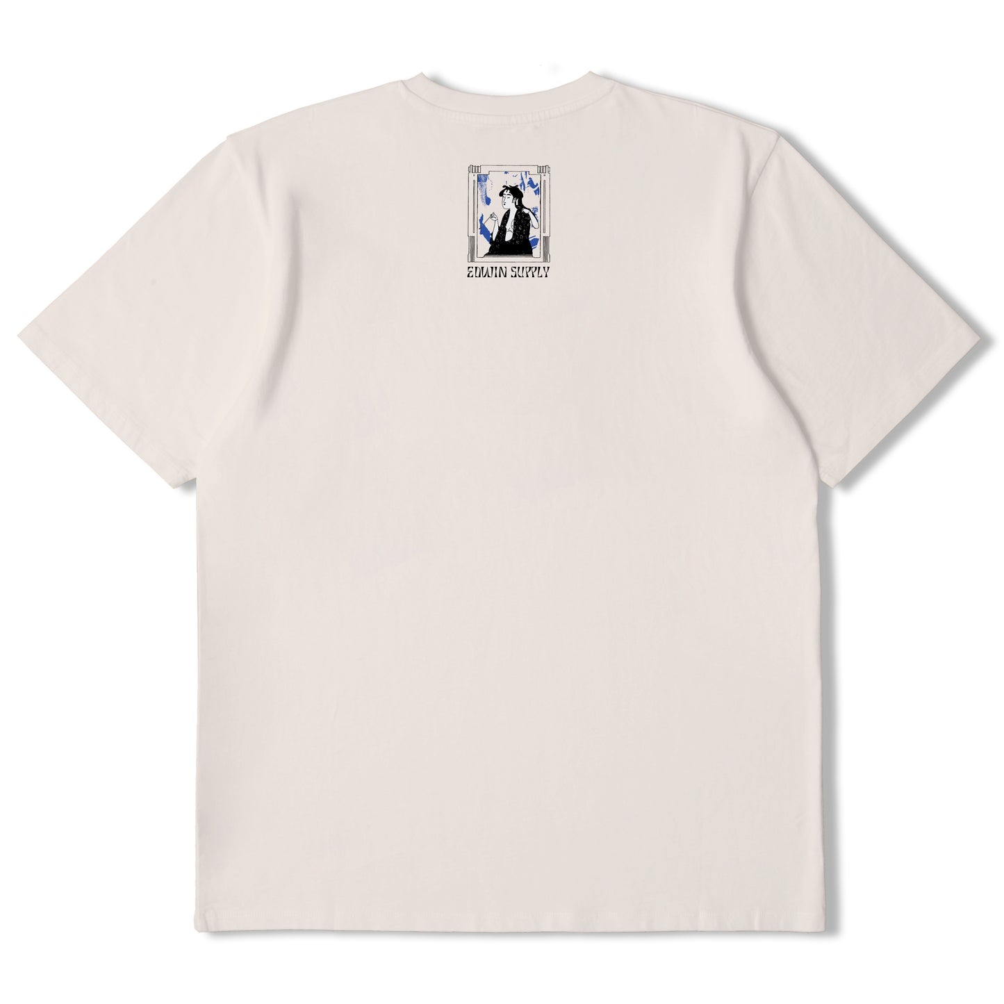 Edwin Serene Fuji I T-Shirt - Whisper White