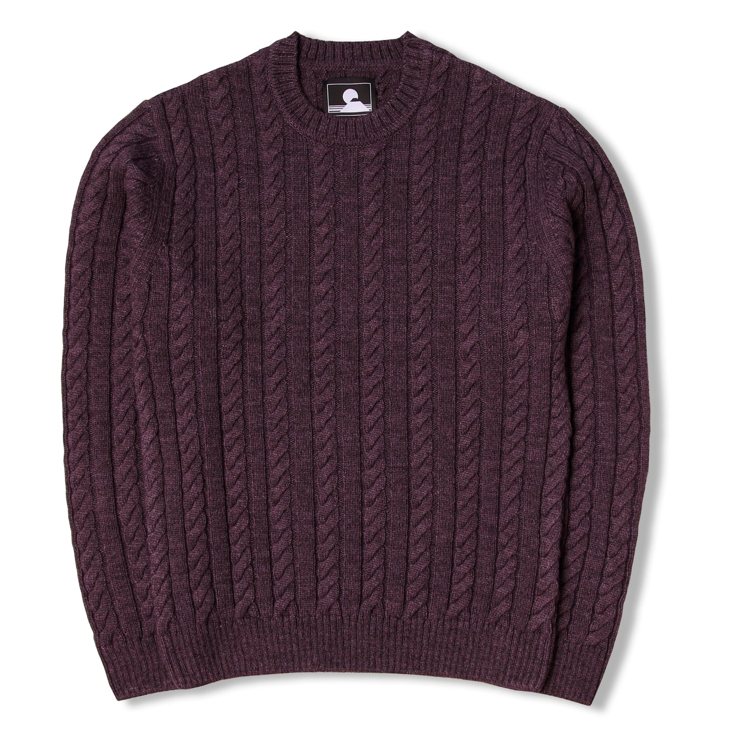 Edwin Twisted Crew Sweater - Raisin