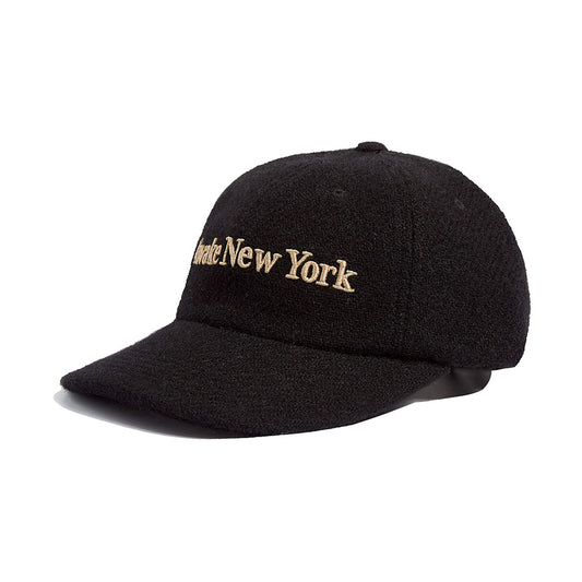 Awake NY Harris Tweed 6-Panel Cap - Black