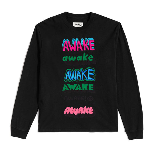 Awake NY x Stefan Meier LS T-Shirt - Black