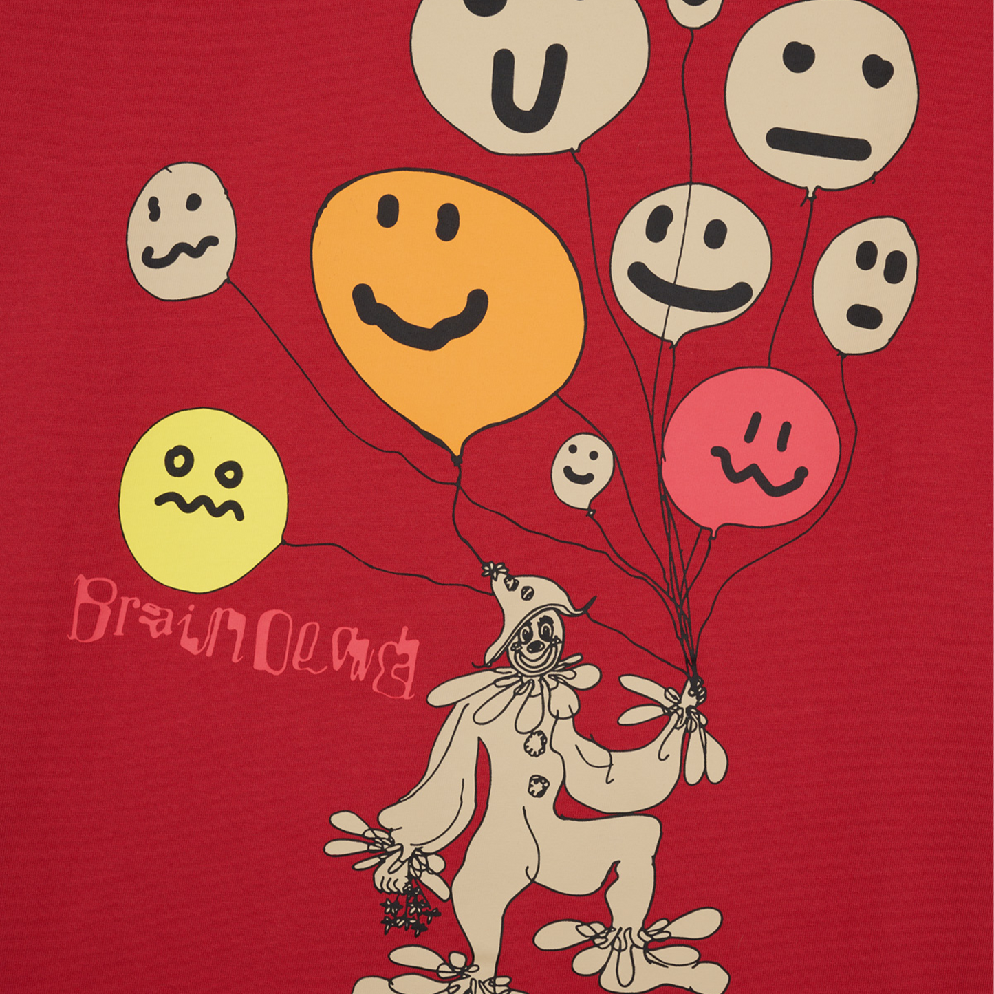 Brain Dead Balloon Man T-Shirt - Red