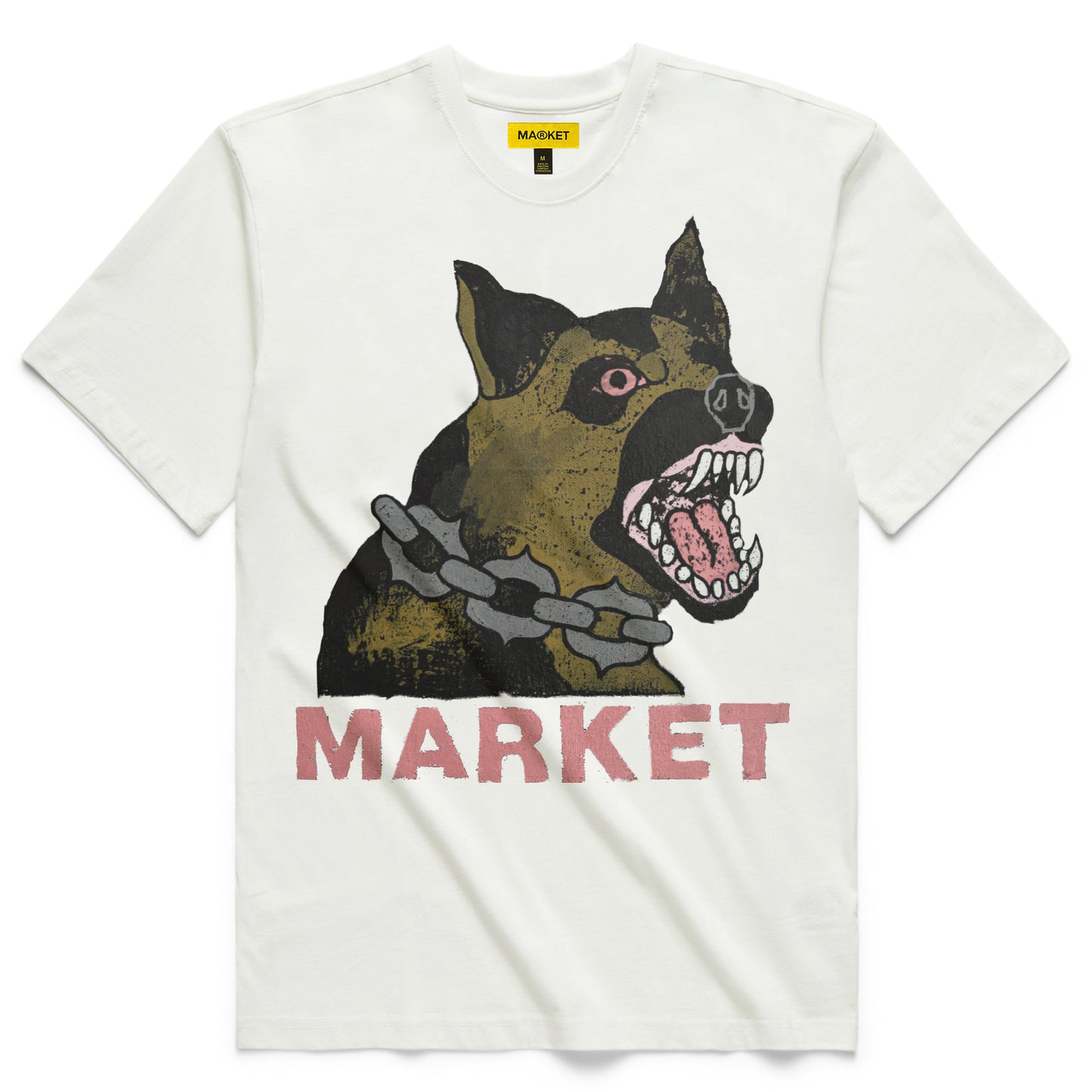 MARKET Beware Combat T-Shirts - Cream