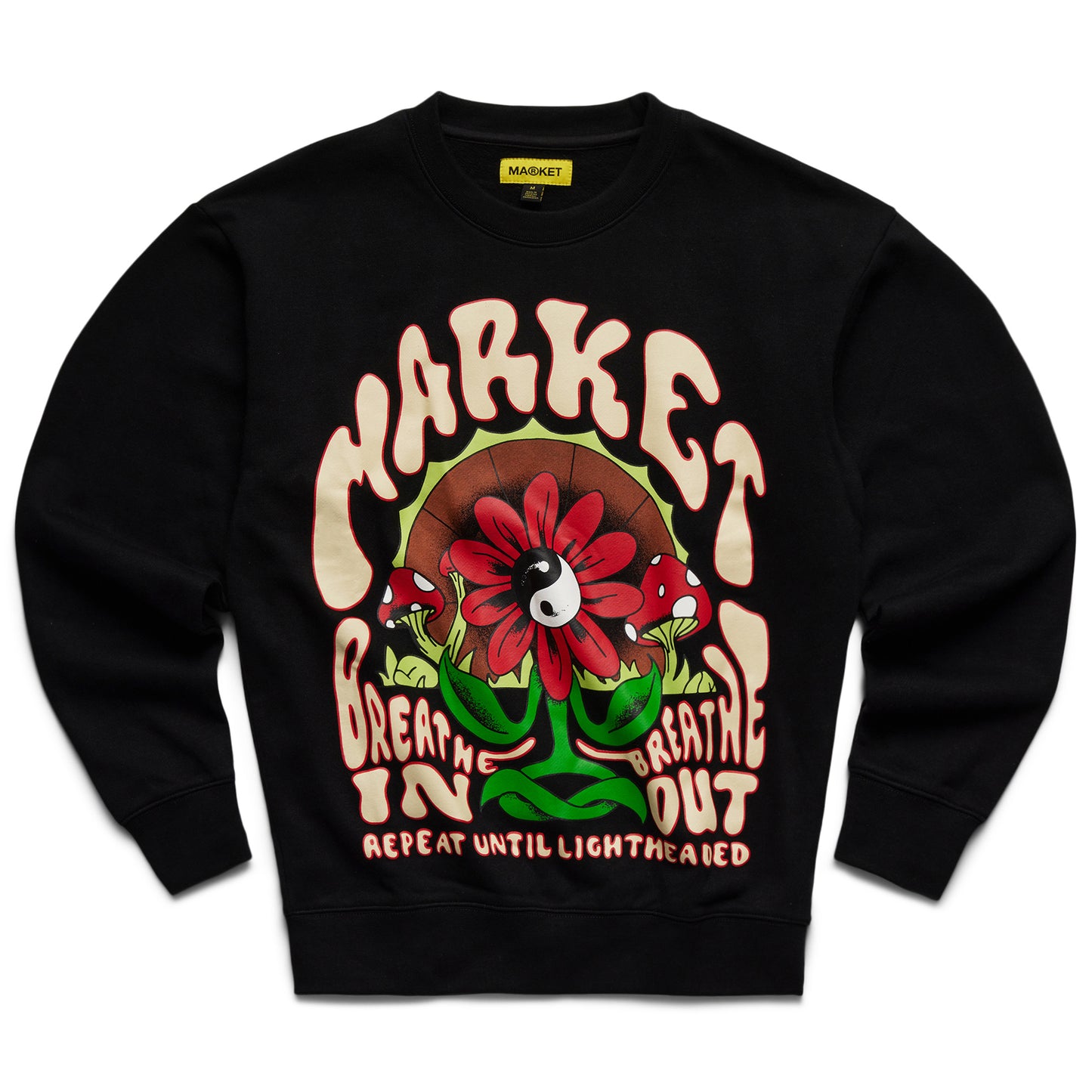 MARKET Breathwork Crew Sweat - Black