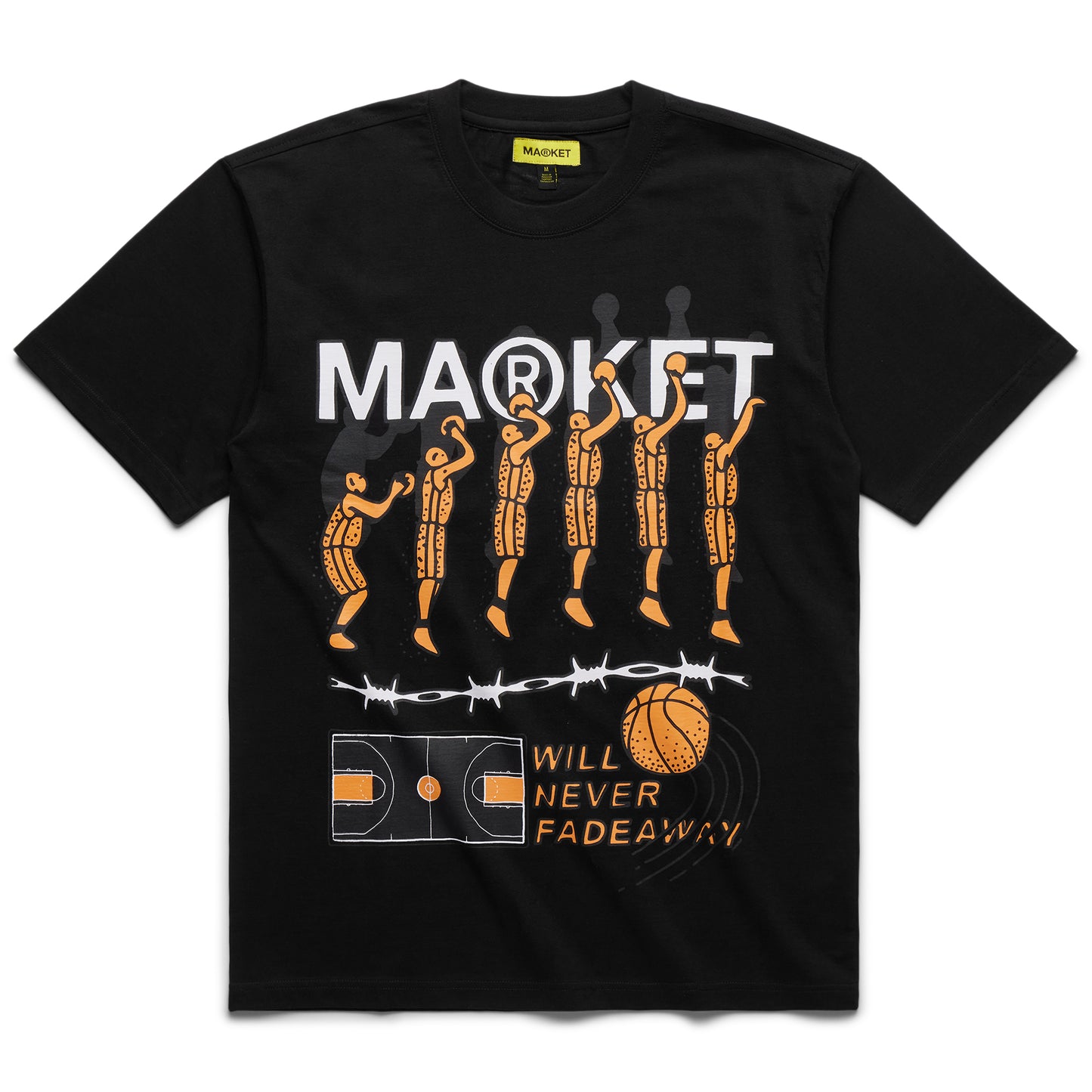 MARKET Jump Shot T-Shirt - Black