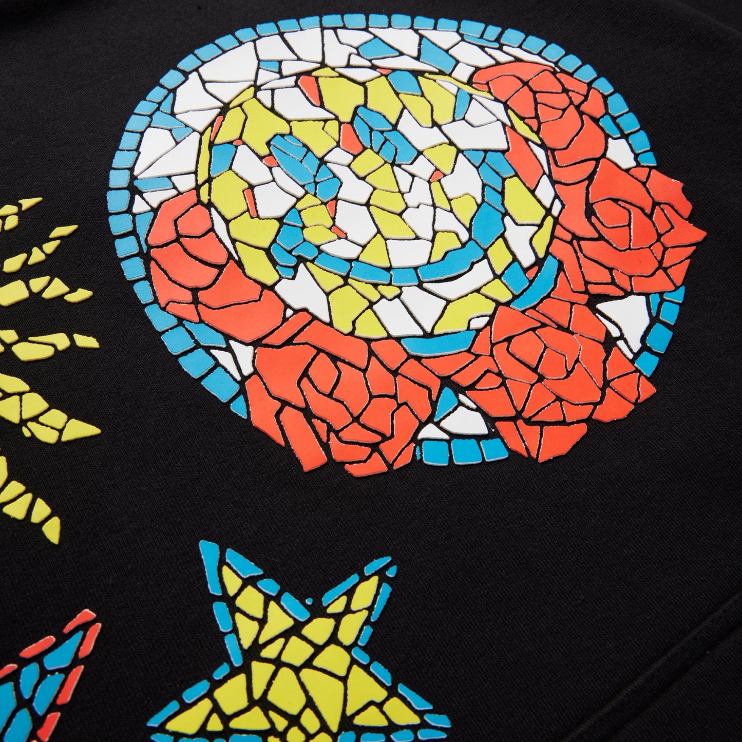 MARKET Smiley Mosaic Hoodie - Black