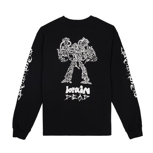 Brain Dead Skull Mech LS Tee - Black