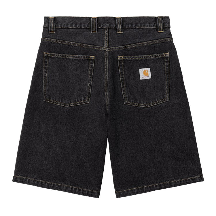 Carhartt WIP Brandon Short - Black Stonewashed