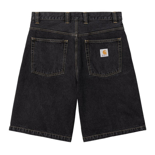 Carhartt WIP Brandon Short - Black Stonewashed
